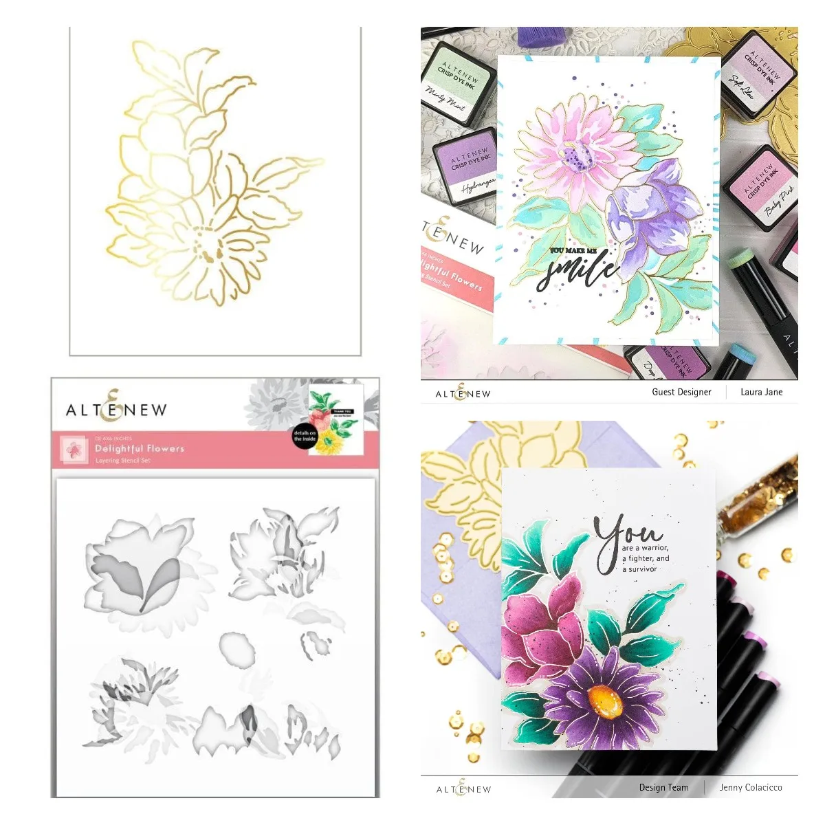 

Delightful Flowers Hot Foil Plate & Stencil Diy Scrapbooking Crafts Maker Photo Album Template Handmade Decoration 2022 New