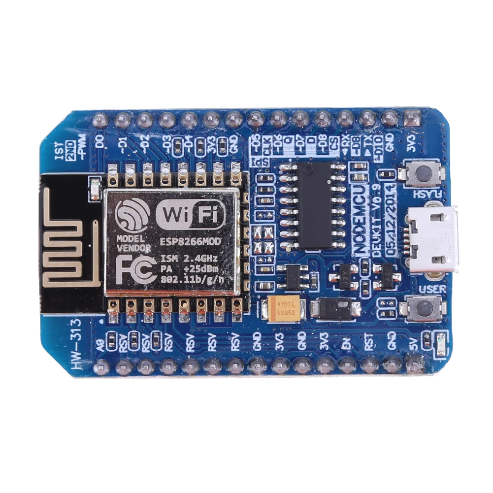 Фото Модуль платы разработки NodeMcu Lua WIFI 32 бит 2,4 ГГц Поддержка интерфейса передачи данных UART/GPO подходит для Arduino №4
