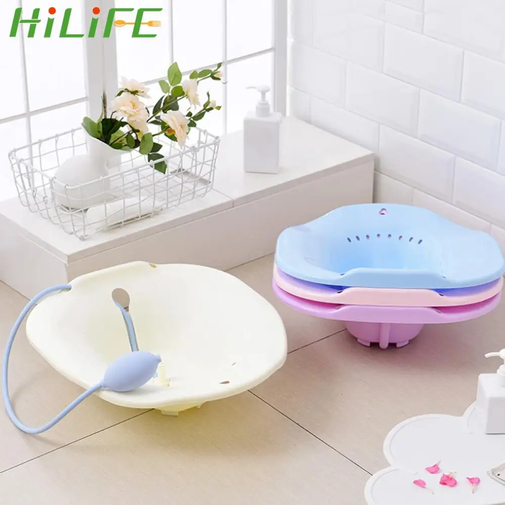 

HILIFE Bathroom Products Free Squat Pregnant Women Bidet Squatting Postpartum Sitting Basin PP Nursing Basin