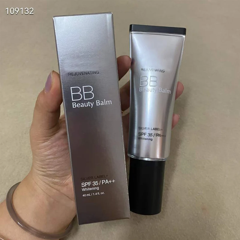 

2022 New Face Skincare BB Beauty Balm Silver Label + SPF 35 / PA+++ Whitening 40ml Dropshipping