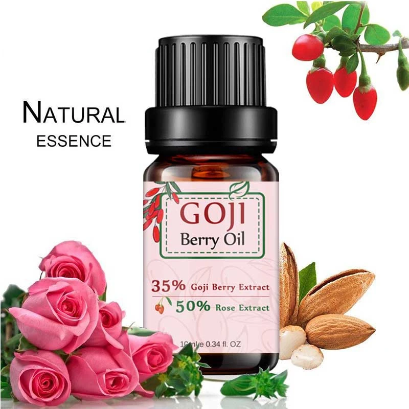 

10ml Rose Wolfberry Essential Oil Moisturizing Moisturizing Skin Hydrating Moisturizing Facial Care Massage Oil