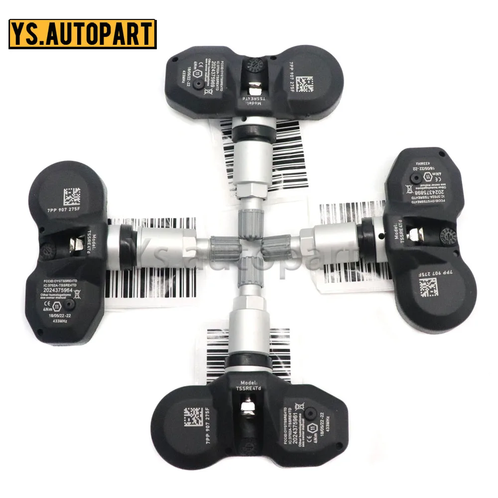 Датчик контроля давления в шинах автомобиля для Lamborghini чжурдо Gallardo Huracan для SEAT Exeo St 2003-2022 433 МГц TPMS 7PP907275F