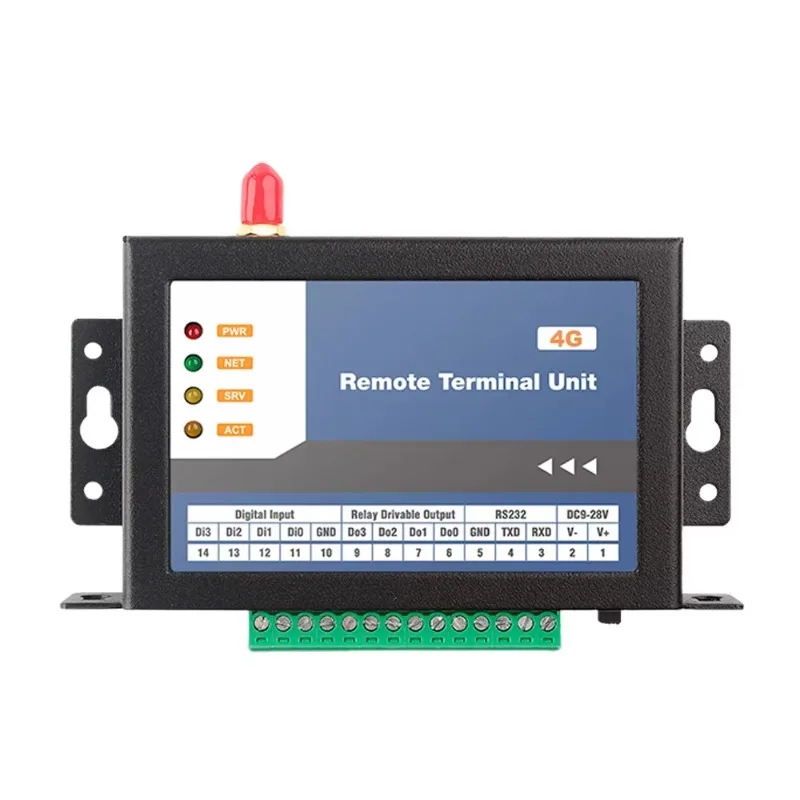 Фото Беспроводной GSM/GPRS/4G/3G/2G Wi-Fi SMS-контроллер CWT5110 4DI 4DO с модулем RTU-модема, поддержка счетчиков импульсов №1