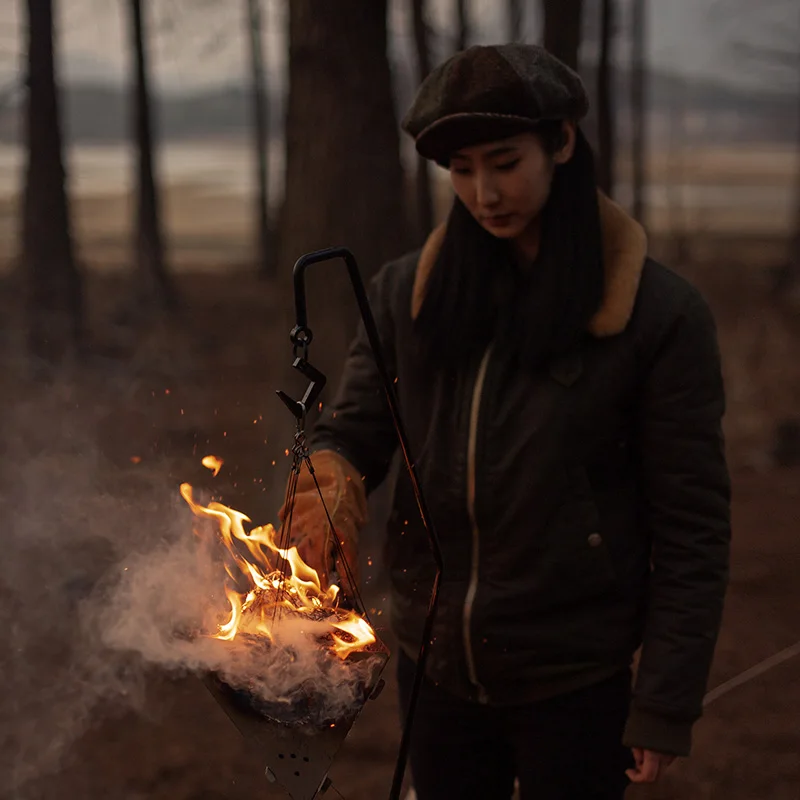 Naturehike уличная треугольная горелка из нержавеющей стали для барбекю костра