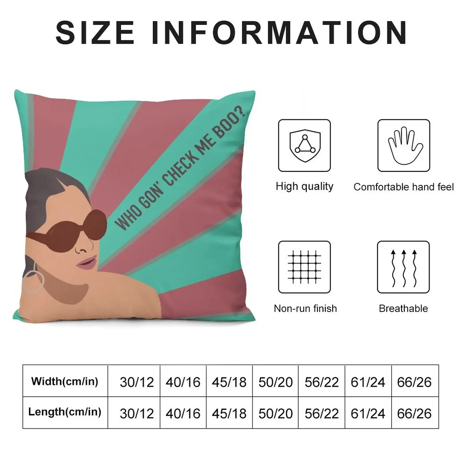 Sheree Whitfield - Who Gon' Check Me Boo? Декоративная подушка Мраморный чехол для подушки сна