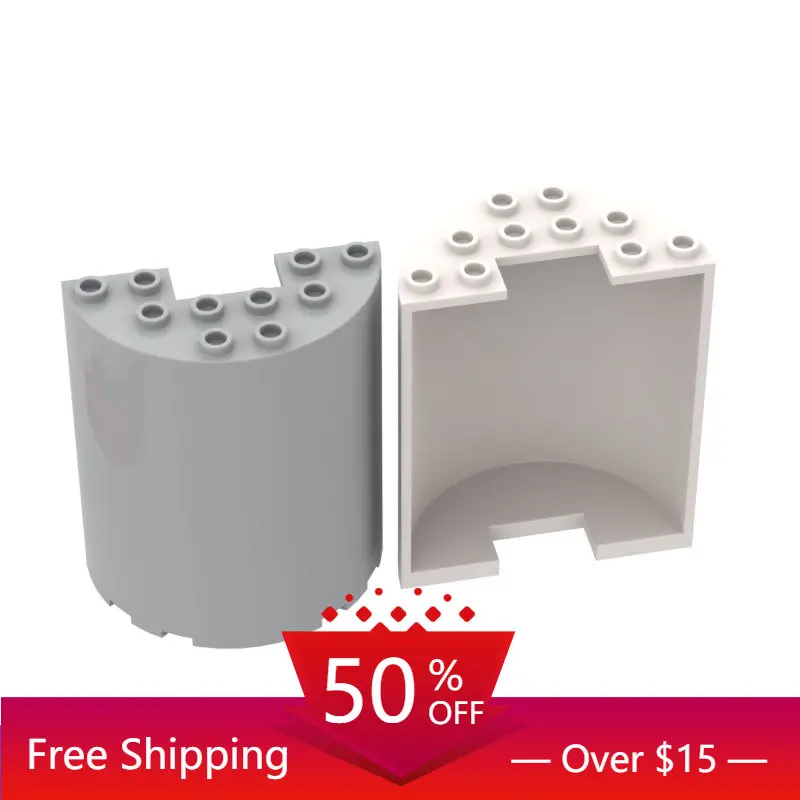 1 шт. кубики MOC 87926 3x6x6 полуцилиндрические с 1x2 выемкой 87926, строительные блоки, детали «сделай сам», развивающие высокотехнологичные детали, игрушки 1 шт. кубики MOC 87926 3x6x6 полуцилиндрические с 1x2 выемкой 87926, строительные блоки, детали «сделай сам», развивающие высокотехнологичные детали, игрушки