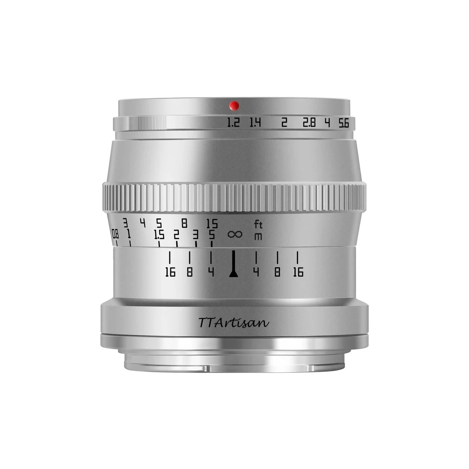 Фото Объектив TTArtisan 50mm F1.2 APS-C с ручной фокусировкой для камер SONY E, FUJI XF, Canon M, Panasonic, Olympus M4/3, Nikon Z, Leica L, Canon R №2