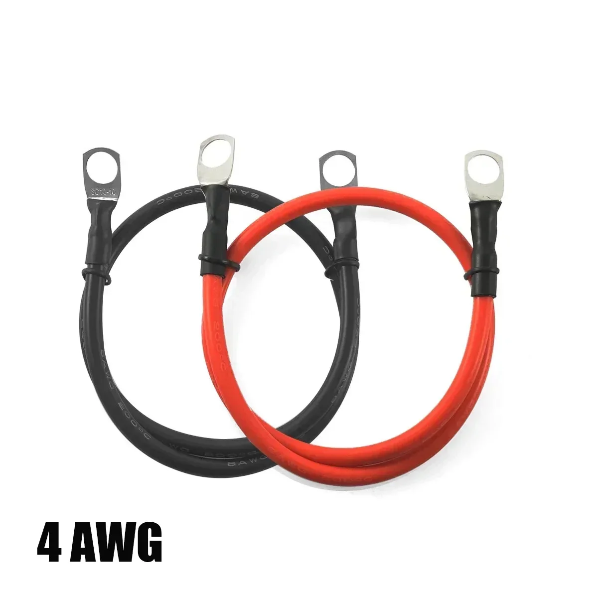 

Силиконовые провода, аккумуляторные кабели с наконечниками, клеммы M6 M8 M10, наборы проводов инвертора мощности для автомобильного солнечного автофургона, автомобиля, мотоцикла