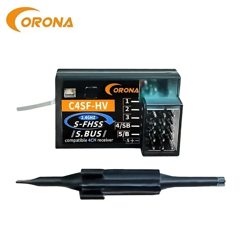 Приемник CORONA C4SF 2.4G HV для FutabaS-FHSS FHSS SBUS 3PV 3PK 4PKS 7PK T14SG с защитой от брызг