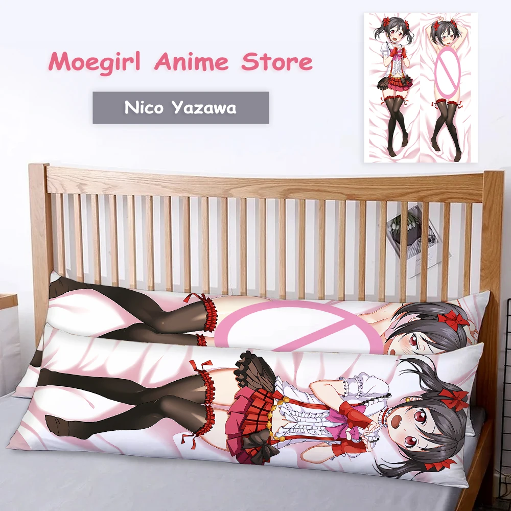 Lovelive Нико Ядзава косплей двухсторонняя подушка Чехол Dakimakura 2-стороннее