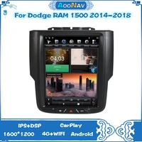 2din car multimedia radio for dodge ram 1500 2013 2018 vertical touch screen auto gps navigation display carplay head unit