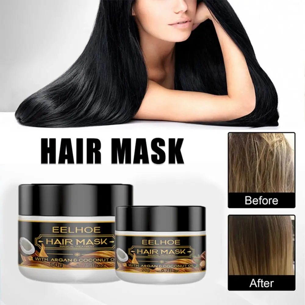 Nourishing Coconut Oil Hair Mask Repair Damage Keratin Conditioner Beauty Keratin Revitalizing Cream for Hair Care