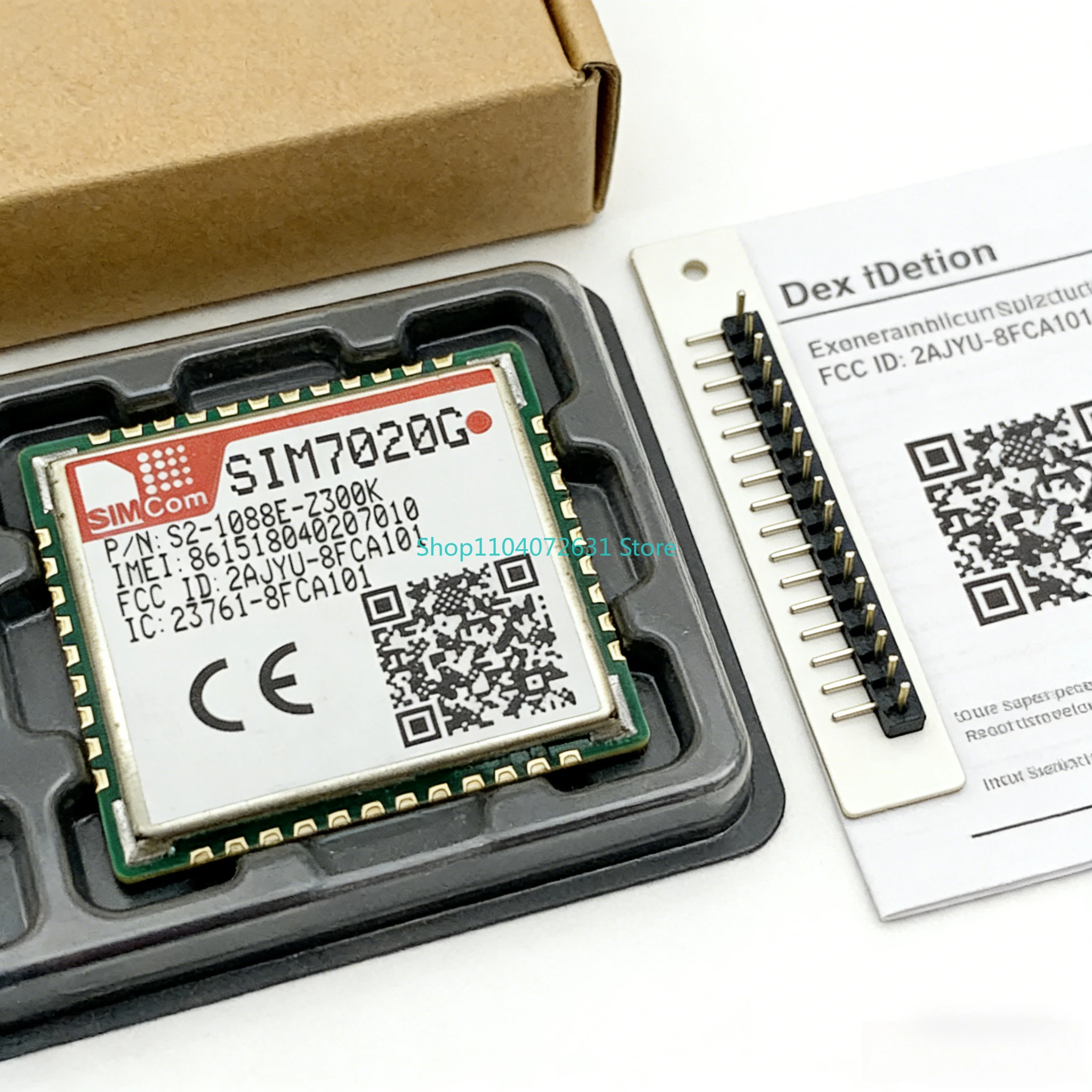 Фото Новый оригинальный модуль NB-IoT SIMCOM SIM7020G с поддержкой глобальных диапазонов B1/B2/B3/B4/B5/B8/B12/B13/B17/B18/B19/B20/B25/B26/B28/B66/B70/B71 №2