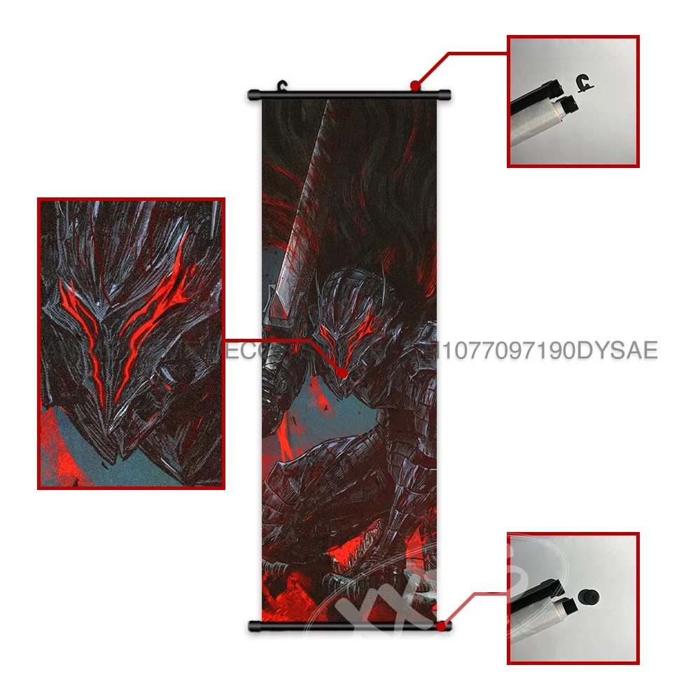 Плакат Berserk аниме свитки картина кишки Висячие картины грифффит обои Casca