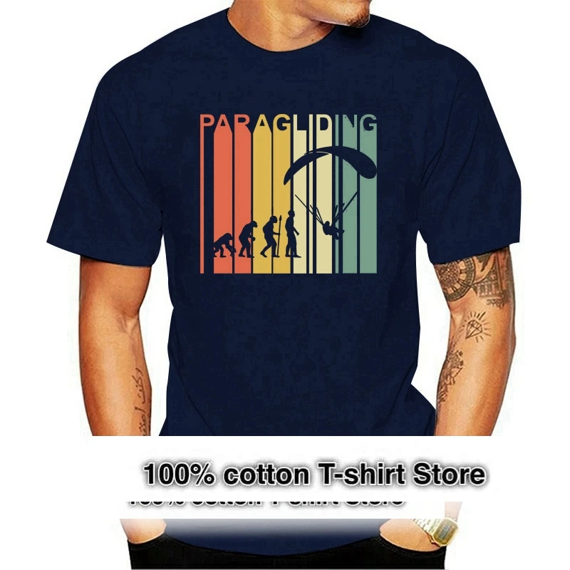 

Футболка мужская с коротким рукавом, винтажная ретро-футболка с параползингом, особый стиль, топ для подарка, в стиле Харадзюку, большие раз...