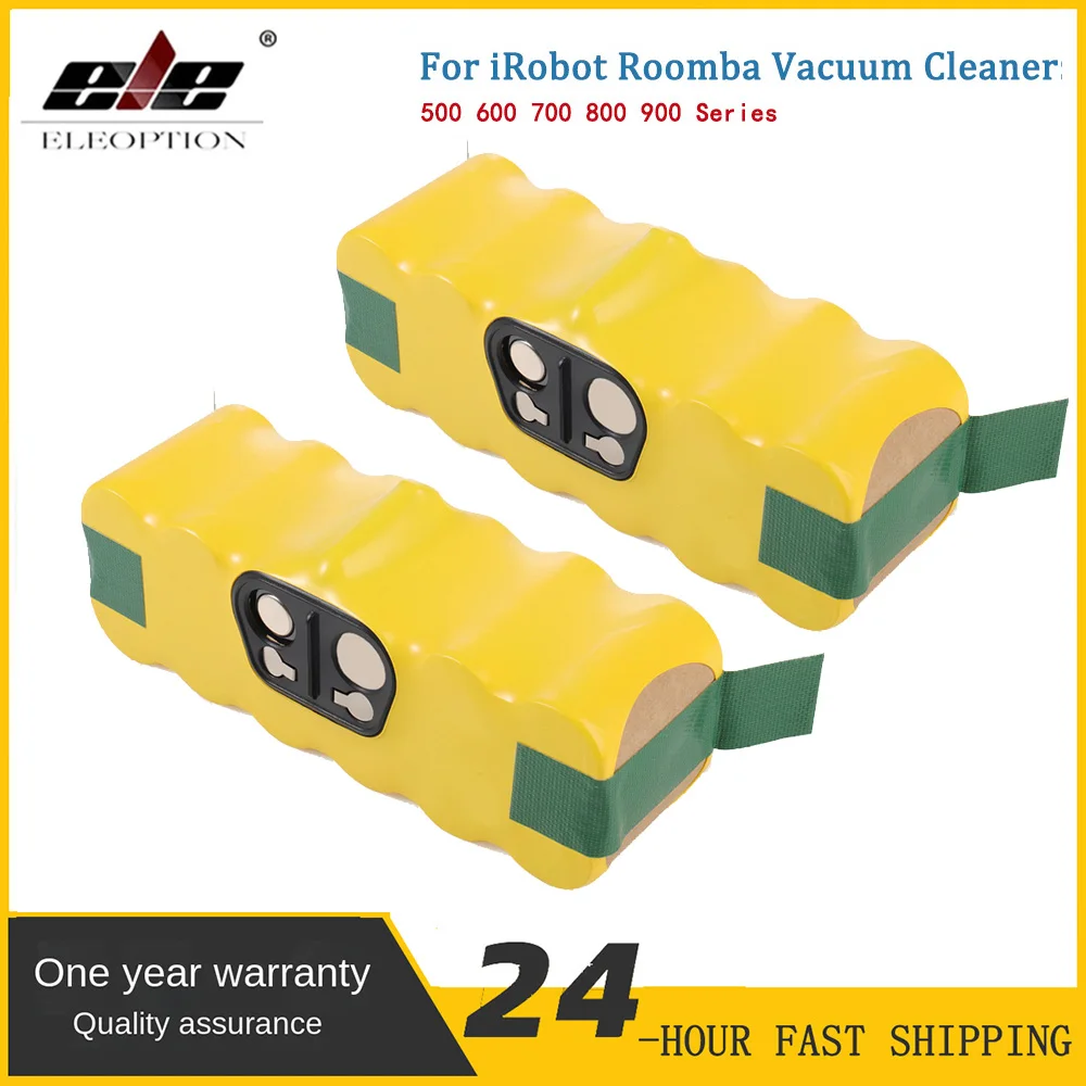 

2 pieces 5000mAh 14.4V Battery For iRobot Roomba battery 500 600 700 800 900 521 530 531 630 631 550 552 555 540 545 760 780 860