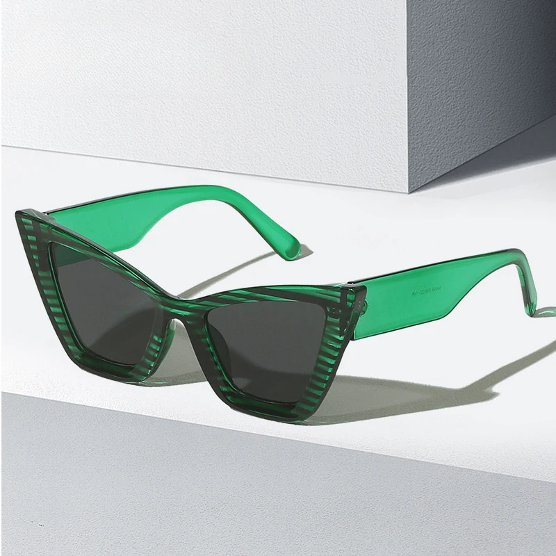 

New fashion cat's eye frame sunglasses 459 personality sunscreen sunglasses women's fashion Sunglasses 무테 안경 UV400