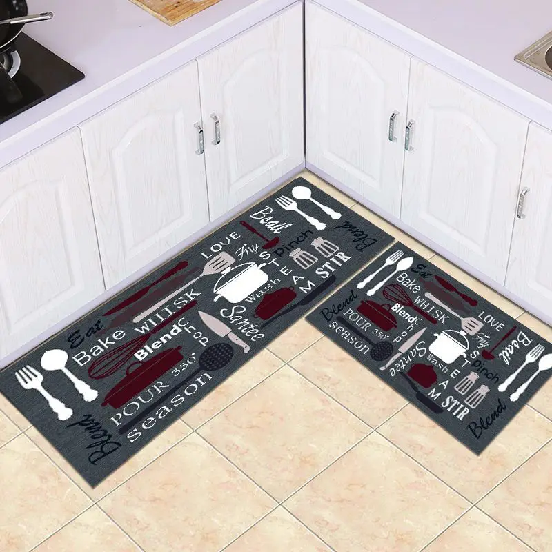 

Kitchen Floor Mat Balcony Bedroom Long Rug Living Room Hallway Carpet Home Decor Entrance Doormat Antislip Washable Bathroom Mat