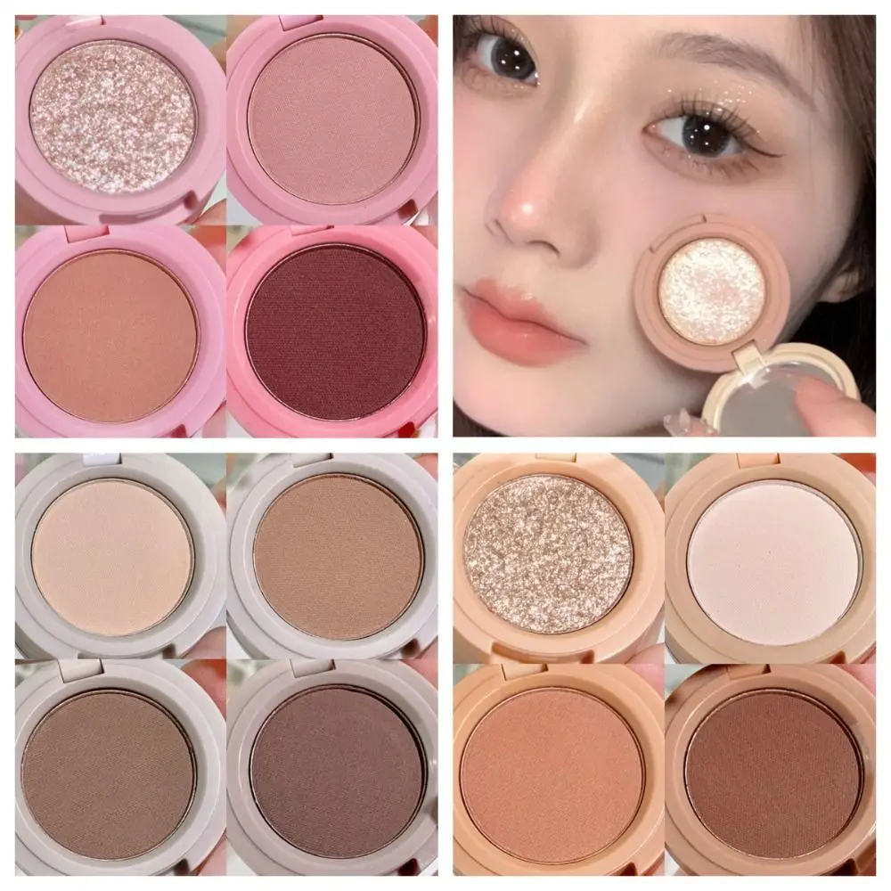 Профессиональная матовая мерцающая палитра теней для век блестящие натуральные