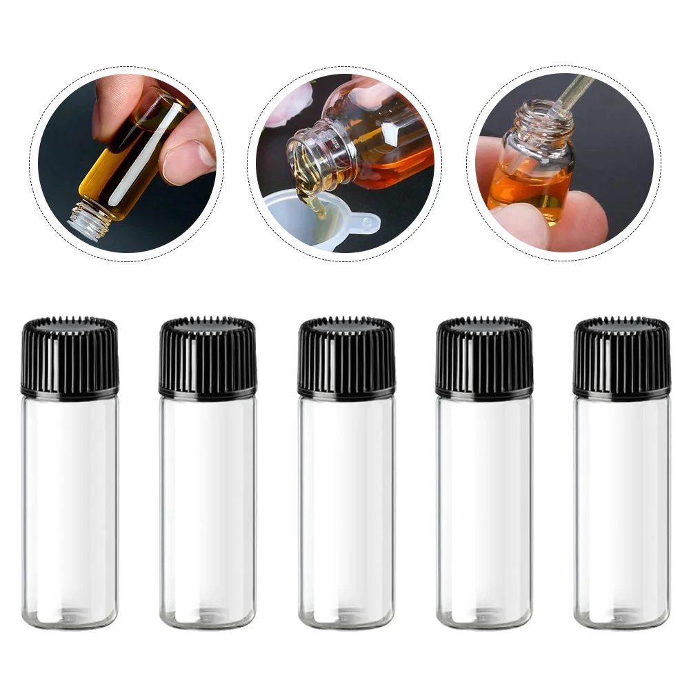 

24 шт., стеклянные бутылки для эфирного масла