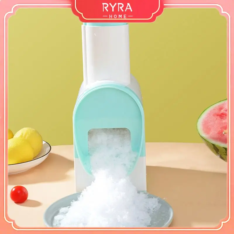 

New Home Appliances Ice Crusher USB Charging Milk Tea Shaved Ice Machine Small Electric Double Knife Smoothie Machine