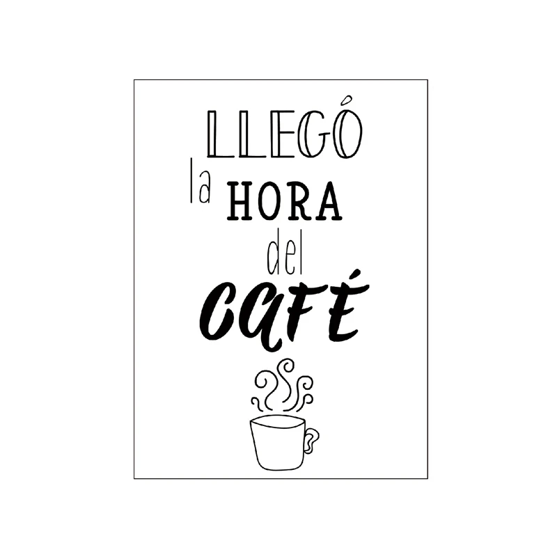 

Картины на холсте "Spanish Coffee Quotes" Wall's Tale