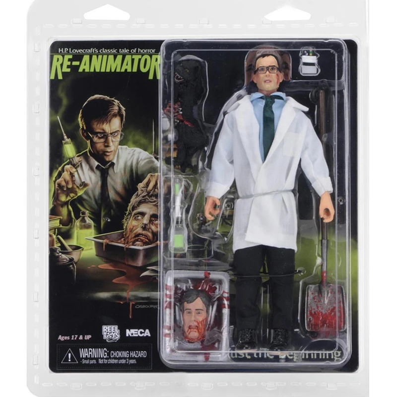 В наличии Neca Мэри Шелли Франкенштейн Re аниматель Herbert West Doctor Cloth 8inch экшн-фигурка кукла модель игрушки подарки