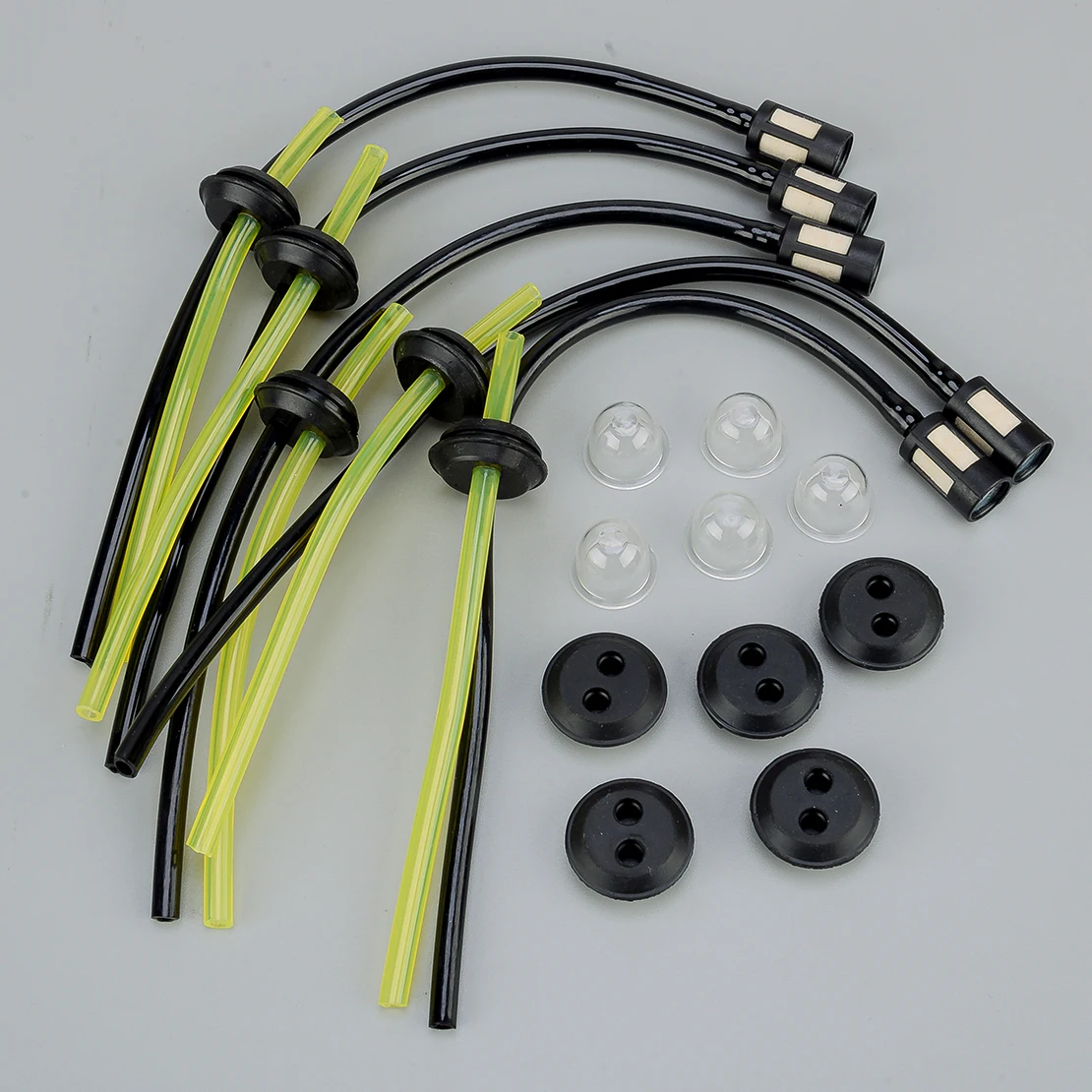 NEW 5 Sets Gas Fuel Line Filter Hose Brushcutter Trimmer Cutter Whipper Lawn Mower Fit for Jackson & Spears Einhell Gardenline