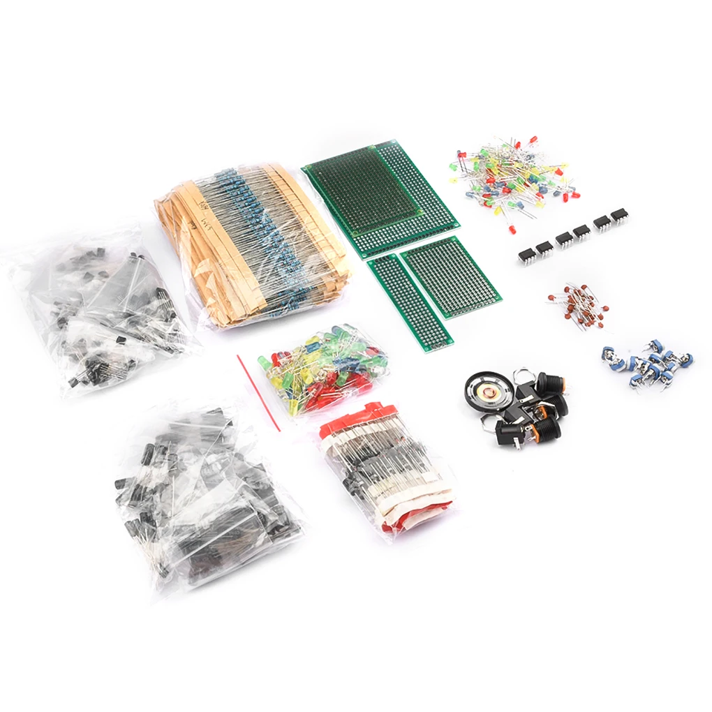 

1931Pcs Electronic Component Kit Resistors Transistors Trimmer Potentiometers
