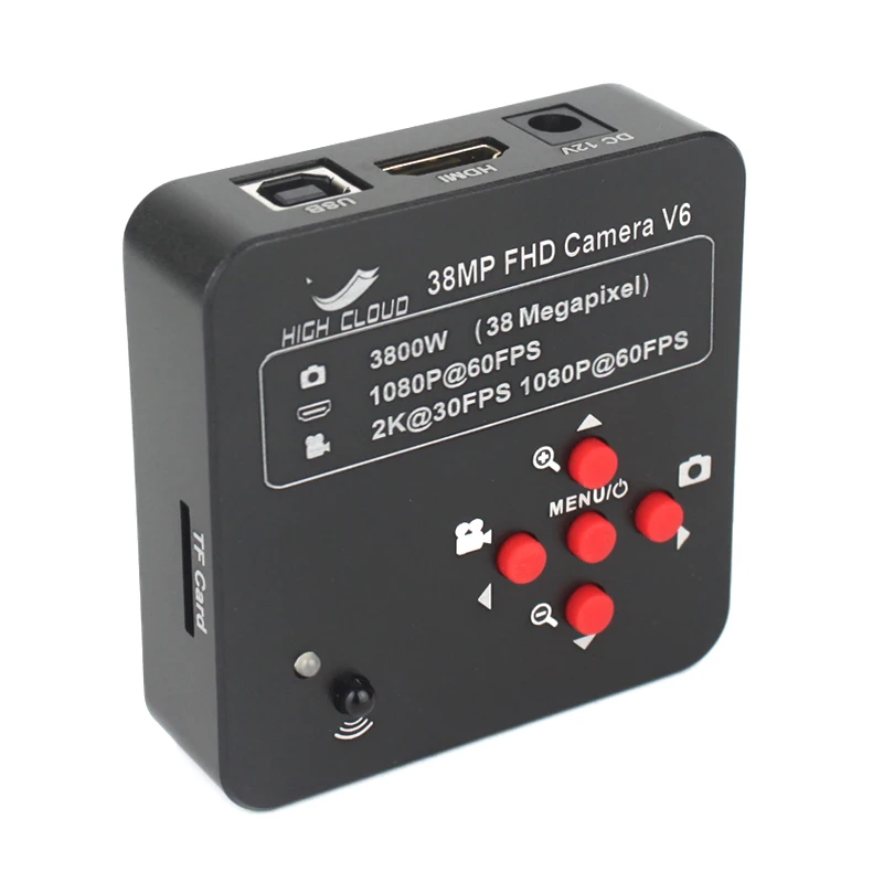 Цифровой видеомикроскоп HDMI 38MP профессиональная промышленная камера с зумом 180X и