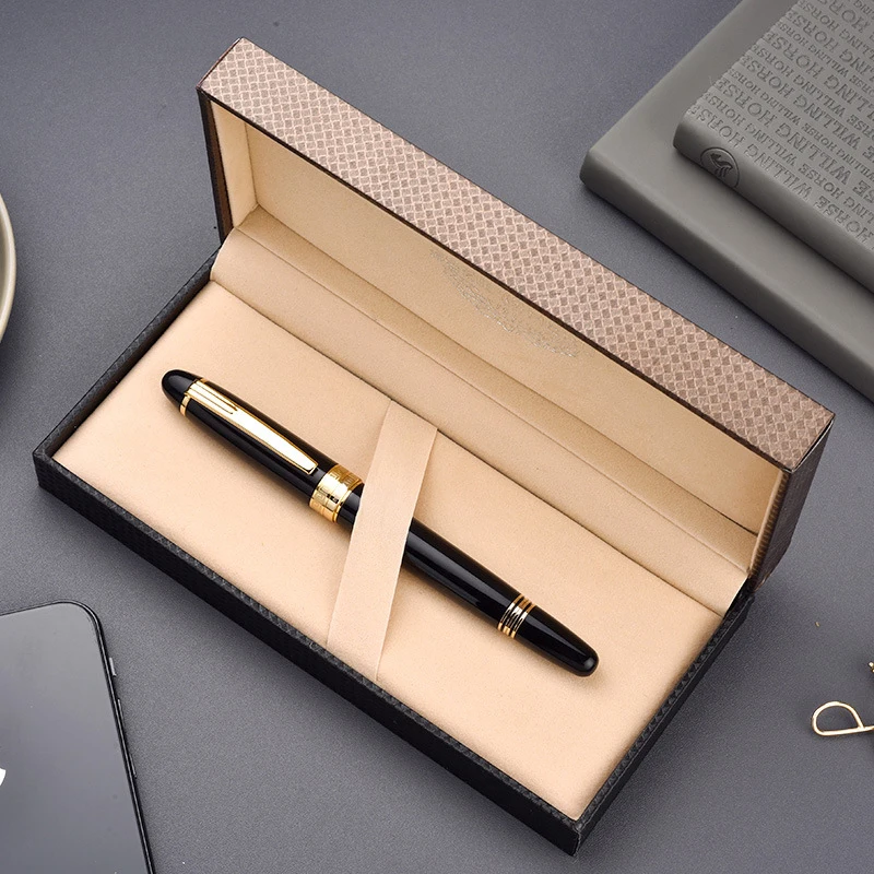 Hero H708 10K Gold Nib Simple And Generous Authentic Fountain Pen Fine Nib 0.5mm Practical Writing Gift Set