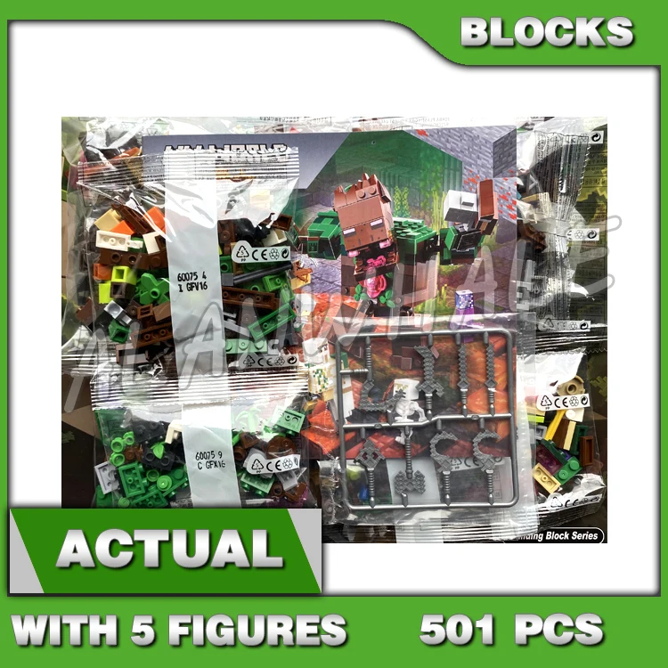 

501 шт., набор строительных блоков «Мой мир»