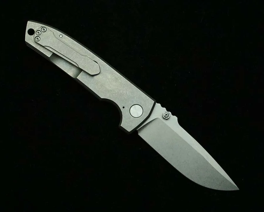 Фото ЛЕМИФШЕ Новый VECP #   Складной нож с лезвием из стали 154CM, рукоять из титанового сплава, для кухни, активного отдыха, кемпинга, выживания, EDC-инструмент №3