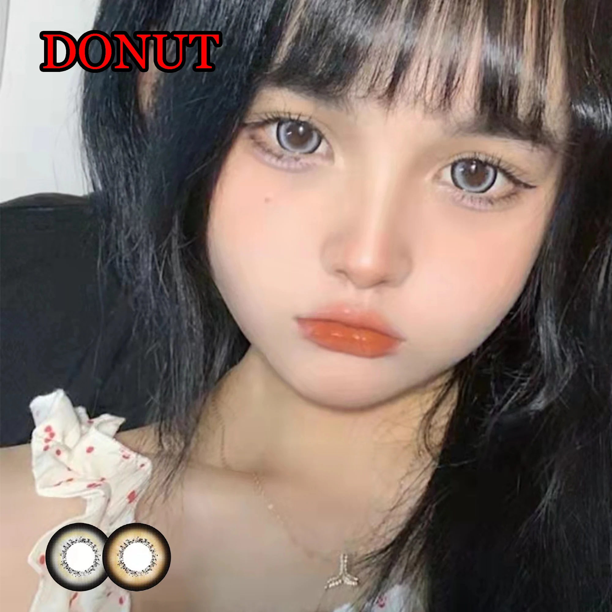 

ColorEyes 14.50mm Dolly Cosplay Contact Lenses Anime Accessories Women Men with Power линзы для глаз цветные Donut Brown