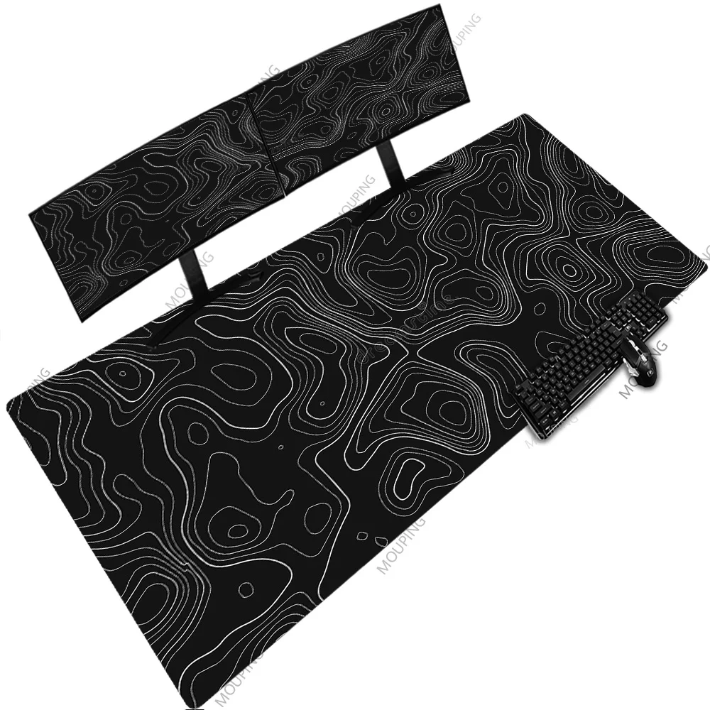 

Bottom Liquid Custom Mat Mousepad Keyboard Carpets Rubber Notebook Led Mause Support Backlit Student Desk Decoration Xxxxl Pads