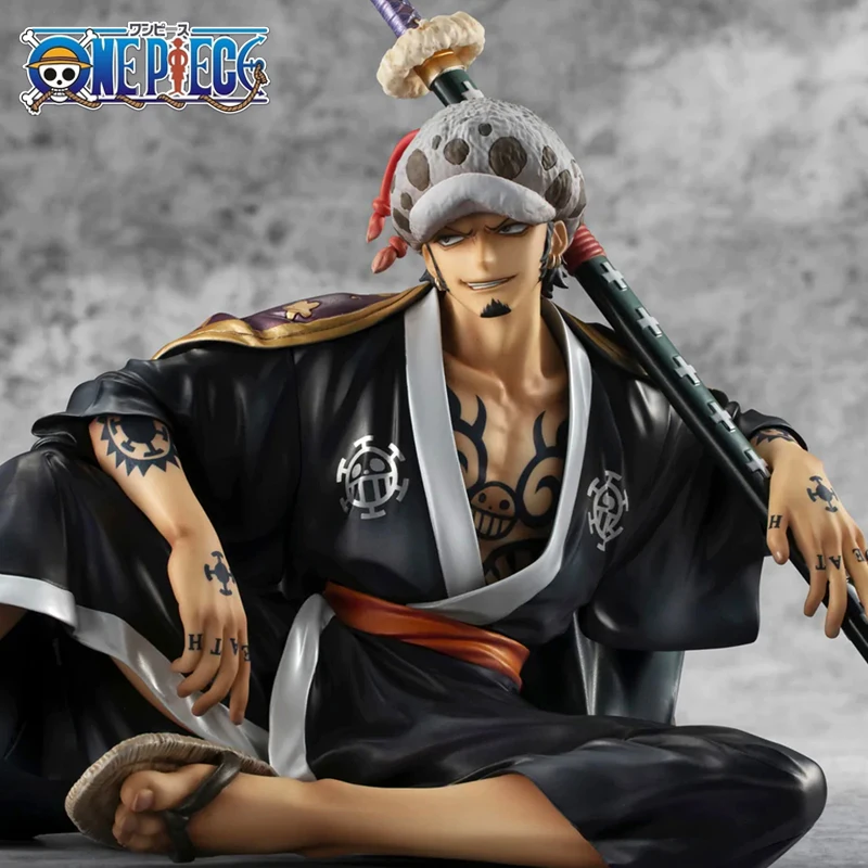 

13cm Anime One Piece Trafalgar Law Figure Sitting Kimono Pop Action Figurine Collection Pvc Model Statues Dolls Aldult Toy Gift