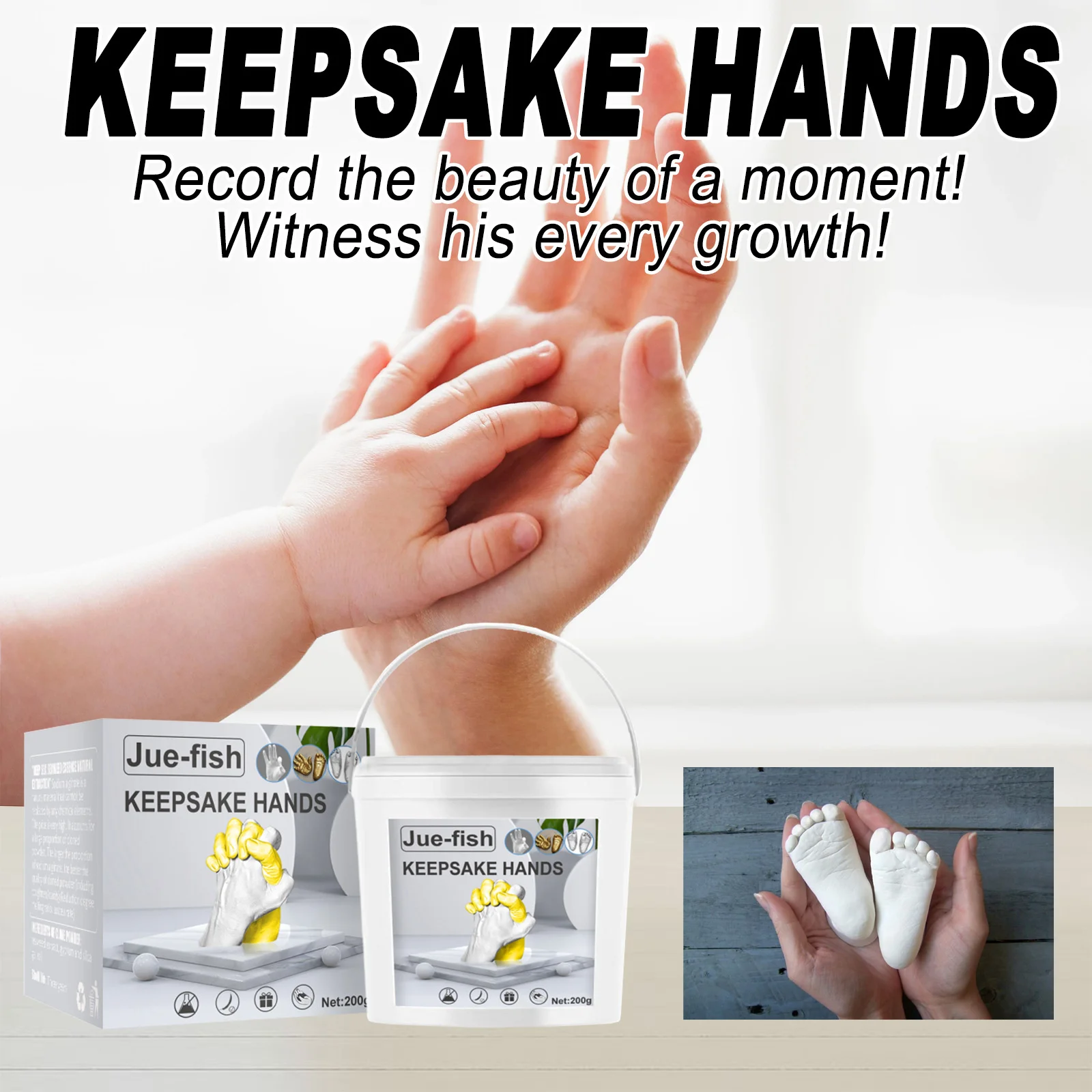 

DIY Plaster Handprint 3D Couple Hand Mold Kit Hand Cast Plaster Souvenir Couple 3D Hand Casting Kit For Couple Plaster Cast Mold
