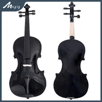 44 34 12 14 18 acoustic violin black fiddle student beginner violin free violin round bow bridge triangle carry foam case