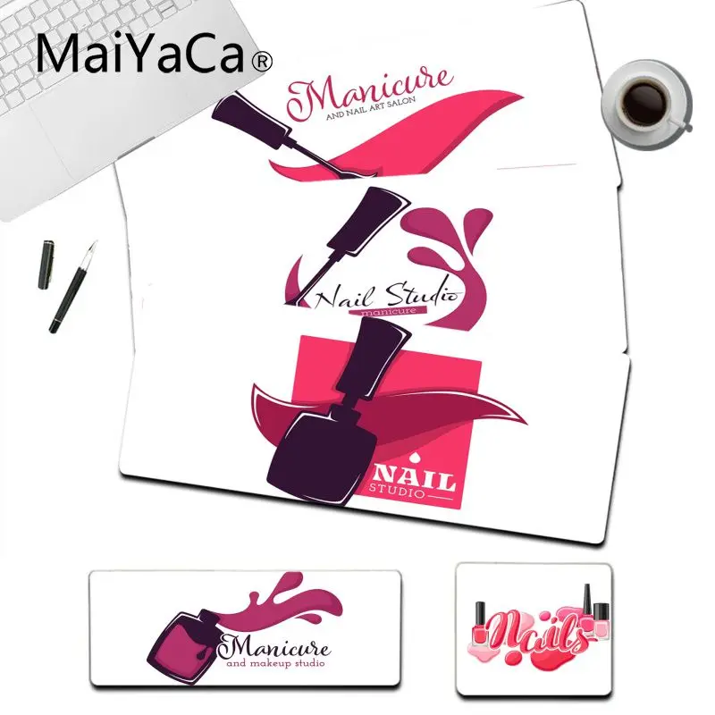 

MaiYaCa Nail Polish Pattern New Designs Beautiful Anime Mouse pad Mat for Keyboards Mat Mousepad for boyfriend Gift