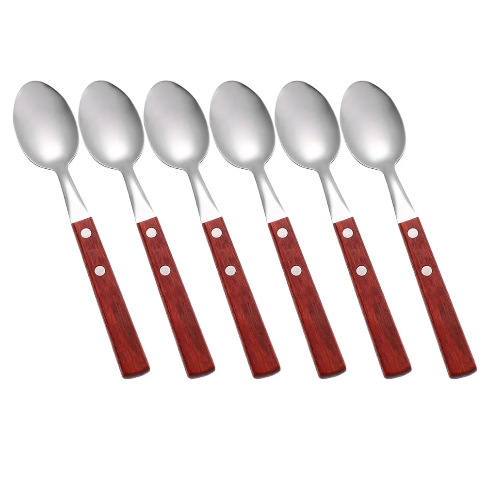 

Spoon Spoons Coffee Mixing Curved Ice Cream Party Dessert Design Serving Kitchen Dinnerware Pudding Handle Decorative Cooking