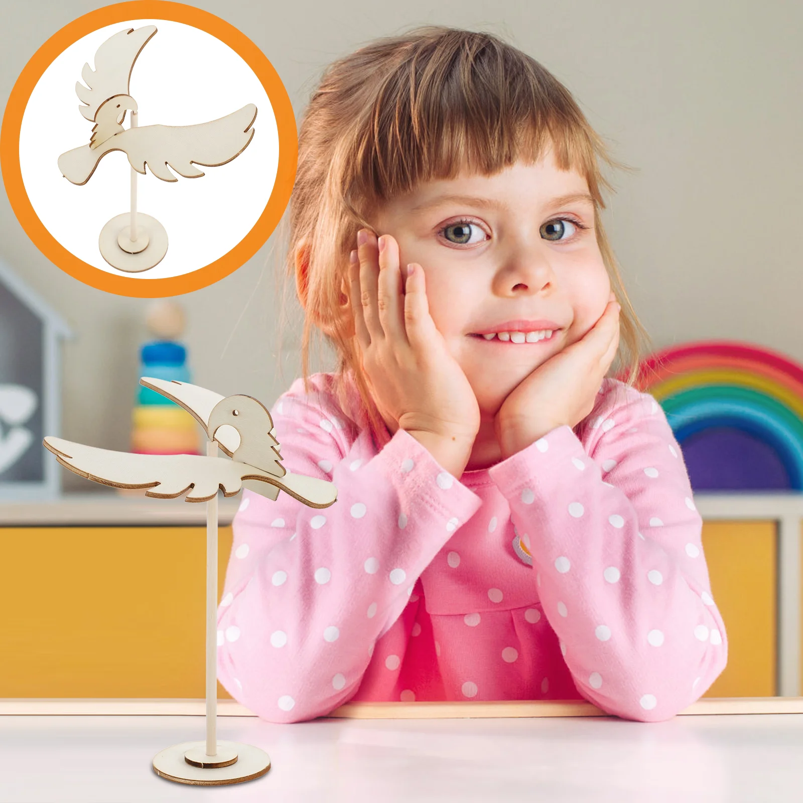

1 Set Assembly Funny Kids Safe DIY Balance Bird Balance Eagle for Children