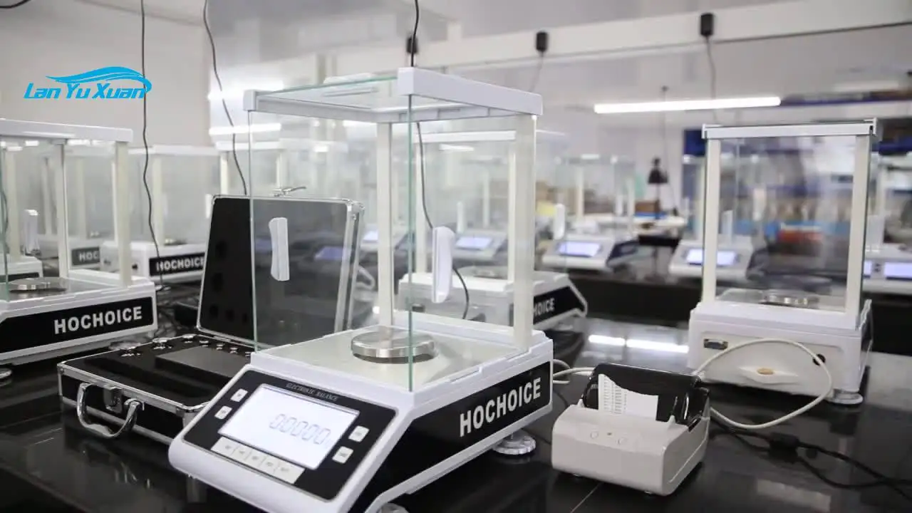 

Hochoice electronic precision analytical weighing balance 0.0001g 220g laboratory digital sensitive scales 0.1mg