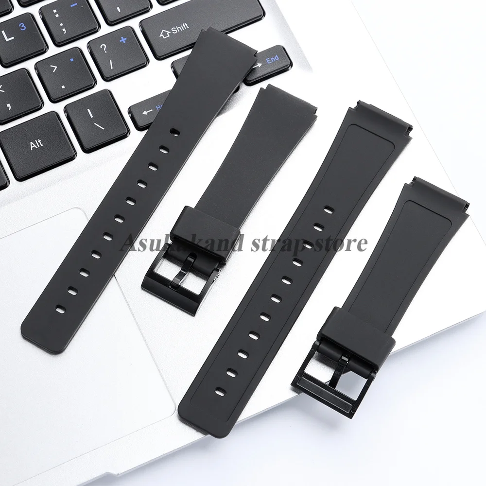 Фото Ремешок из полимерной смолы для Casio, 12 мм, 14 мм, 16 мм, 18 мм, 20 мм, для моделей W800H, A158/168, AE1200, SGW400, F91W, F84, F105/108, сменный браслет для мужских часов №2