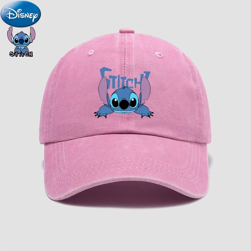 Kawaii Disney Stitch повседневная шляпа с аниме-фигурками бейсболки дышащие