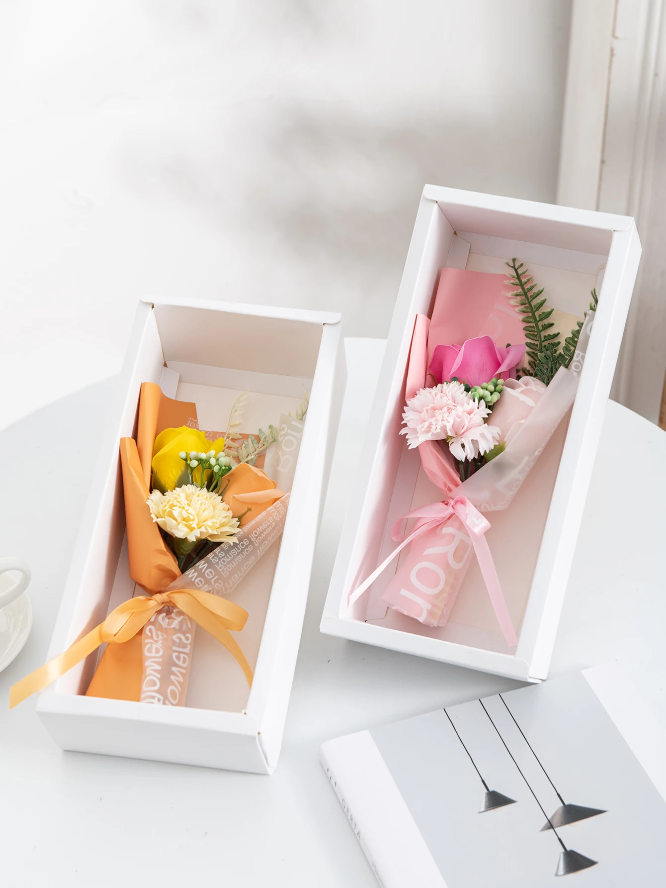 1 шт. искусственный букет гвоздики ранние подарки Рождество День Святого