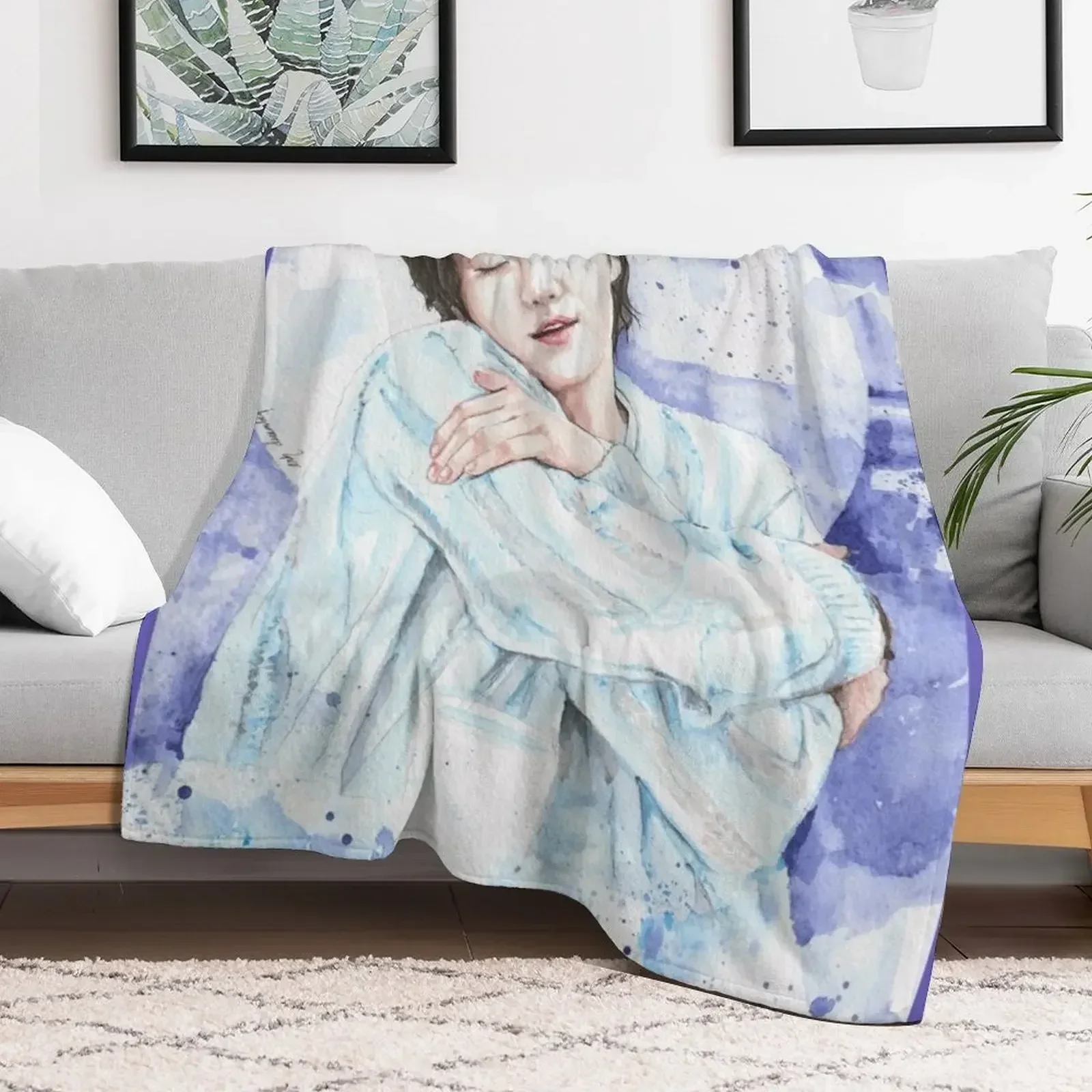 Одеяло Self Love Min Yoongi роскошные мягкие плюшевые клетчатые одеяла для волос