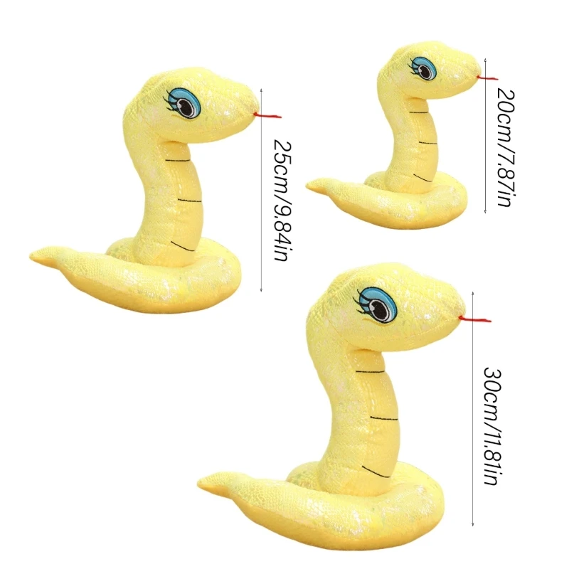 Мягкие игрушки большая змея шалости на Хэллоуин игрушка мягкая фигурка змеи