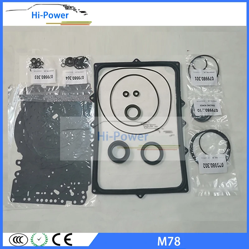 

M78 6 Speed Automatic Transmission Gearbox Rebuild Kit Gasket Sealing Rings For Ssangyong Repair Kit Car Accessories