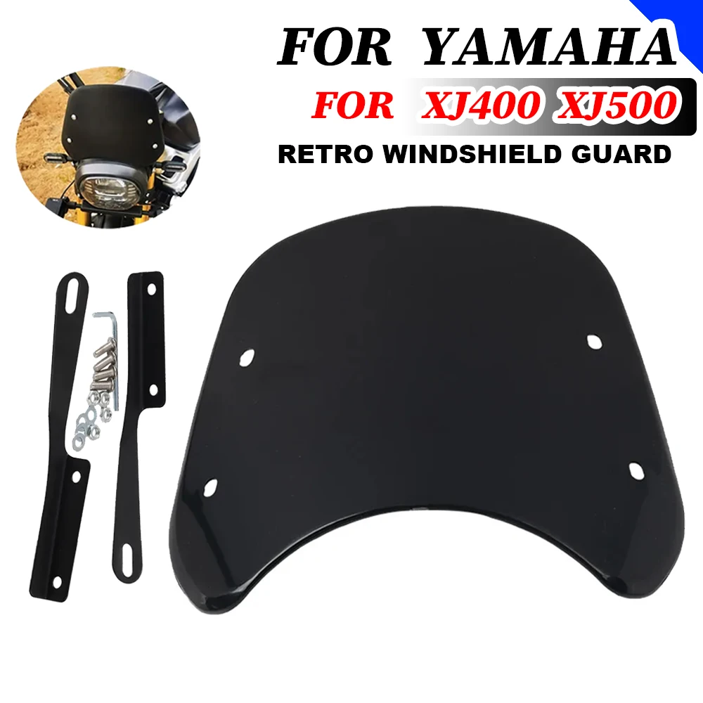 

For Yamaha XJ400 XJ500 XJ550 XJ600N XJ650 Accessories Easy Clean Windshield Windscreen Wind Screen Deflector Wind Shield Guard