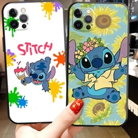 disney stitch miqi phone cases for iphone 11 12 pro max 6s 7 8 plus xs max 12 13 mini x xr se 2020 cases soft tpu coque